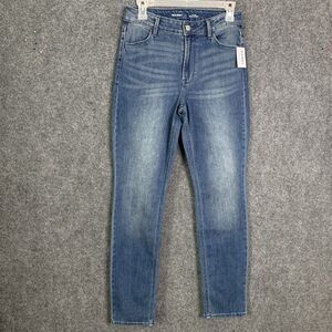 Old Navy NWT Jeans Wow Straight Women Sz 4 High Rise Whiskering